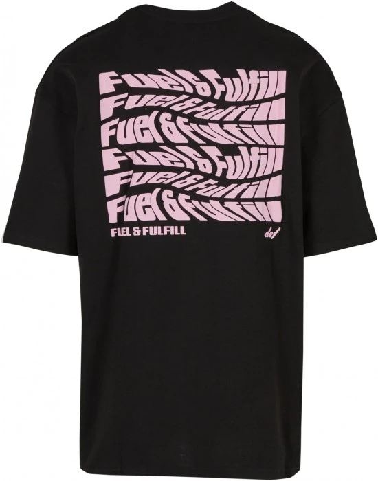 Тениска DEF FUEL T-Shirts jetblack XXL