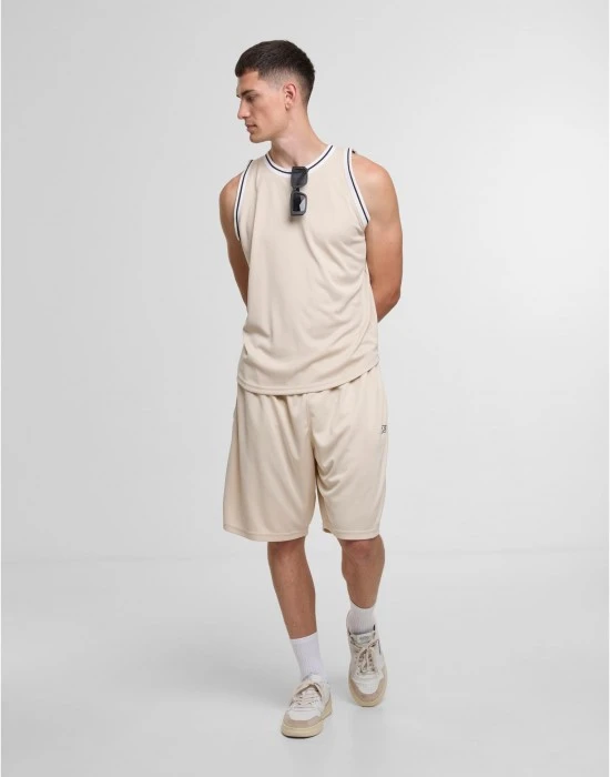 Мъжки Потник DEF Mesh Tanktop oatmeal/white XXL