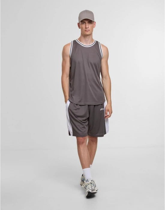 Мъжки Потник DEF Mesh Tanktop steel gray/white XXL