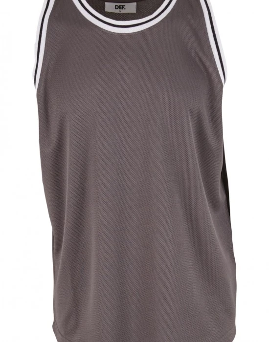 Мъжки Потник DEF Mesh Tanktop steel gray/white XXL