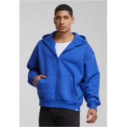 Мъжки суичър с качулка в син цвят DEF Zip Hoodie