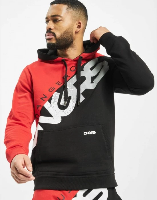 Суичър Proteles Hoody black/red XXL