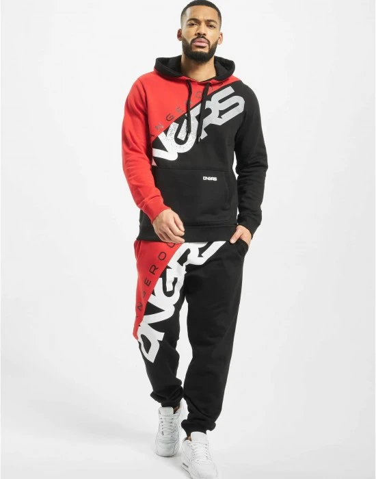 Суичър Proteles Hoody black/red XXL