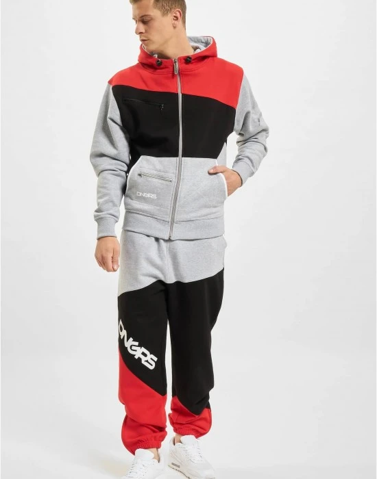 Анцуг Dangerous DNGRS Triop Sweat Suit grey/black/red XXL