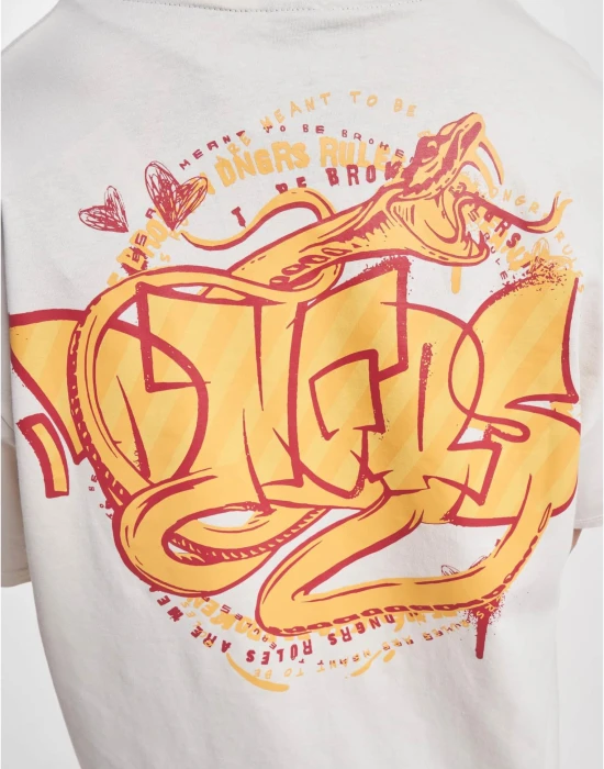 Dangerous DNGRS Tshirt Wallarts beige XXL