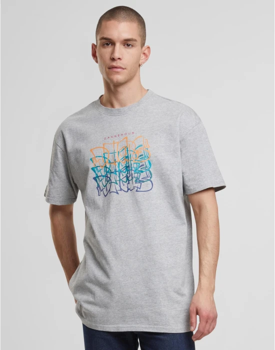 DGTS902M SprayPrint T-Shirt grey XXL