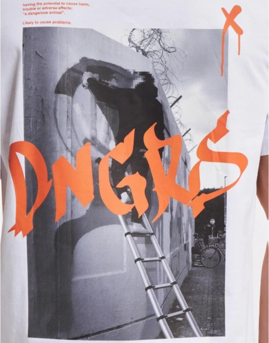 Тениска Dangerous DNGRS Extrem T-Shirts  white XXL