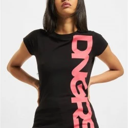 Дамска Тениска Dangerous DNGRS Classic T-Shirt black/pink XS