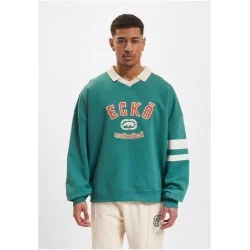 Ecko Unltd. VintageCollar Pullover green/sand XXL