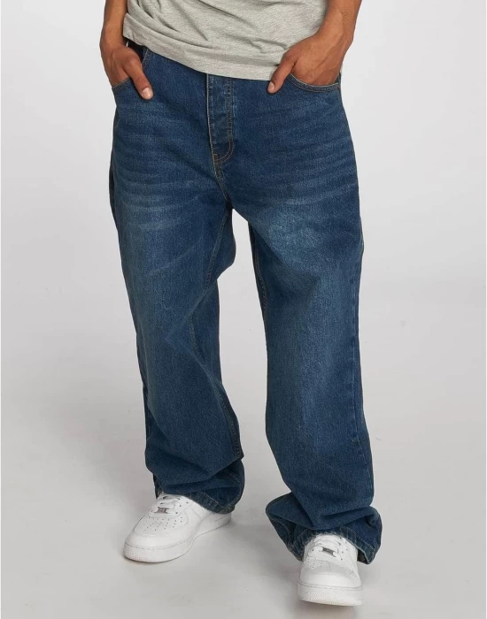 Мъжки широки дънки в тъмносиньо Lose Ecko Unltd. Fat Bro, Дънки - Hoodstyle.bg