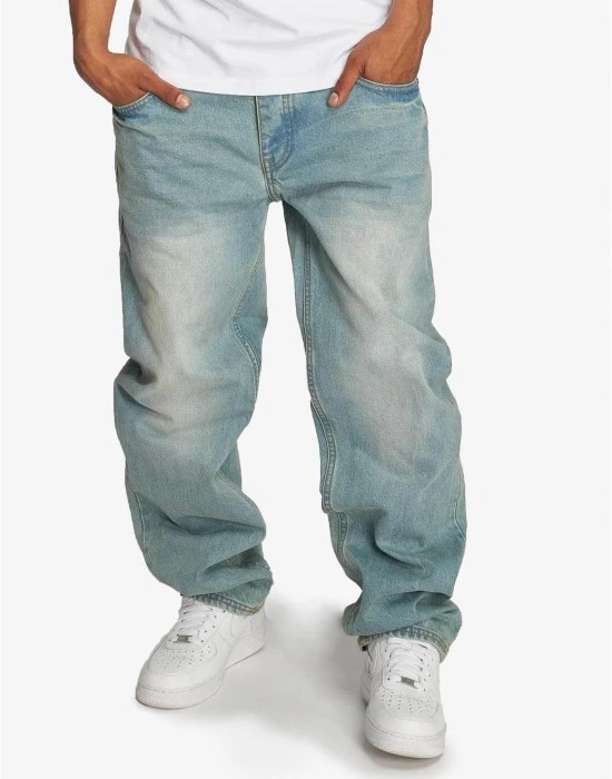 Ecko Unltd. Hang Loose Fit Jeans light blue denim W52 L34