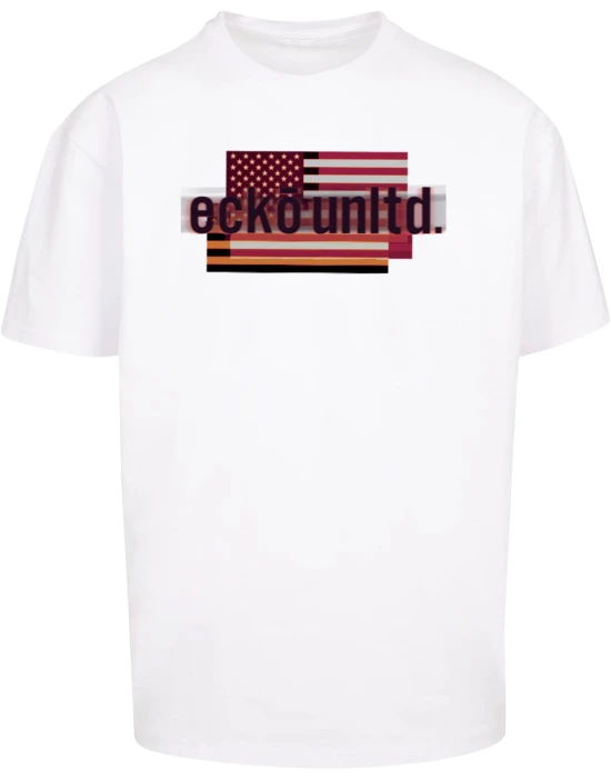 Тениска ECKOTS1154M FLAG T-Shirt white XXL