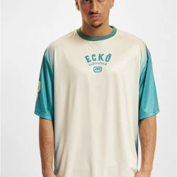 Тениска Ecko Unltd. Faded Soccer T-Shirts sand/green XXL