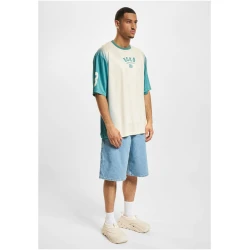 Тениска Ecko Unltd. Faded Soccer T-Shirts sand/green XXL