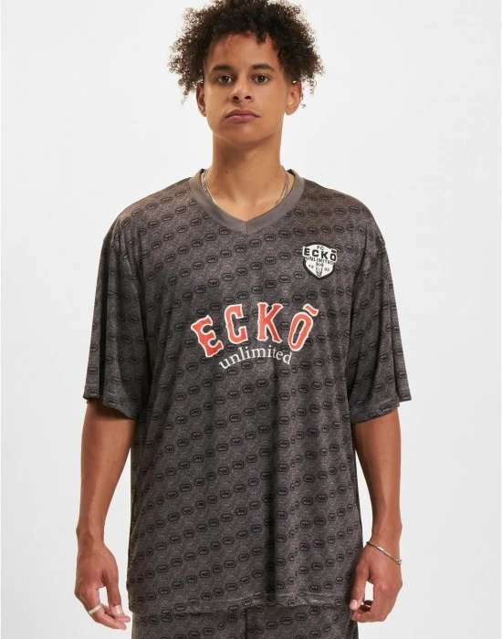 Тениска Ecko Unltd. Logo Mania T-Shirts anthra/black XXL