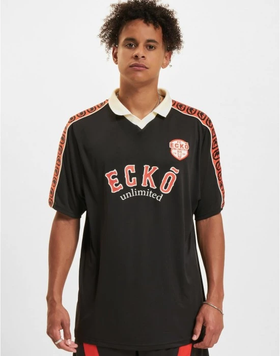 Тениска Ecko Unltd. Vintage Trikot T-Shirts black XXL