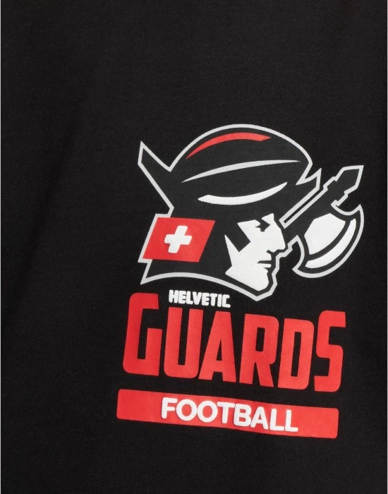 Тениска EUROPEAN LEAGUE OF FOOTBALL Helvetic Guards Essential T-Shirt black XS