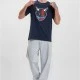 Тениска DefShop x European League of Football Hamburg Sea Devils Iconic T-Shirt navy XXL