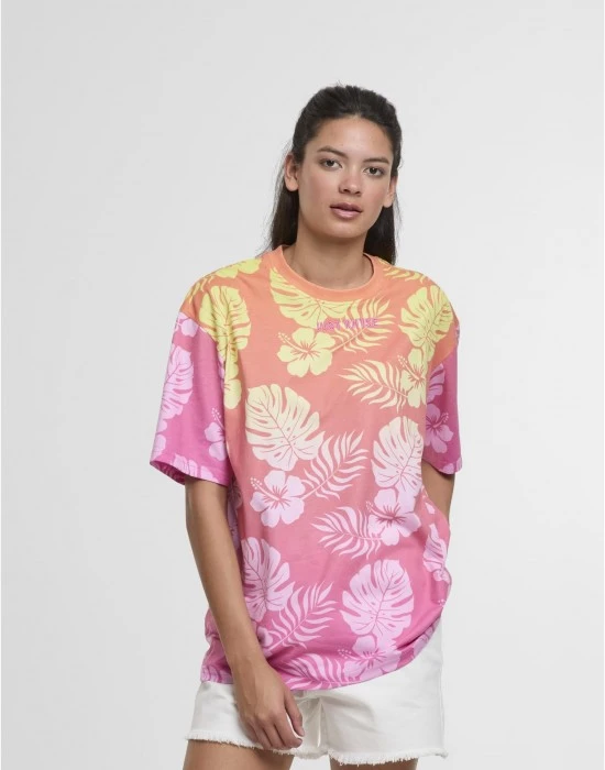 Тениска Just Rhyse Holidays T-Shirt pink XXL
