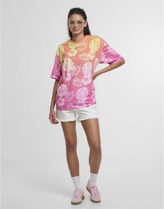 Тениска Just Rhyse Holidays T-Shirt pink XXL