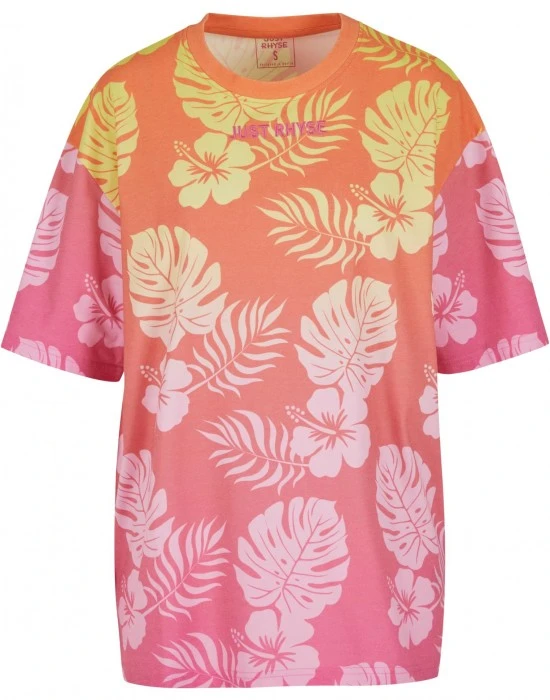 Тениска Just Rhyse Holidays T-Shirt pink XXL