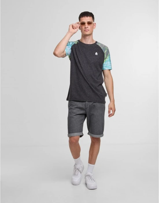 Тениска Just Rhyse Port Salerno T-Shirt black/green XXL