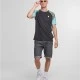 Тениска Just Rhyse Port Salerno T-Shirt black/green XXL