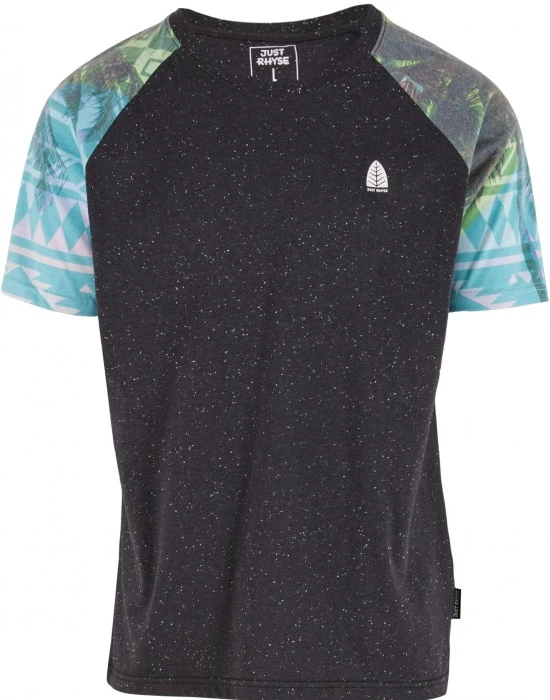 Тениска Just Rhyse Port Salerno T-Shirt black/green XXL