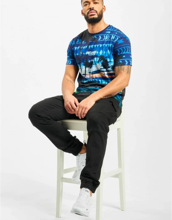 Тениска Just Rhyse Palm Coast T-Shirt blue XXL