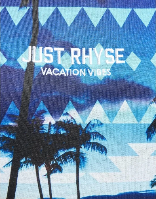 Тениска Just Rhyse Palm Coast T-Shirt blue XXL