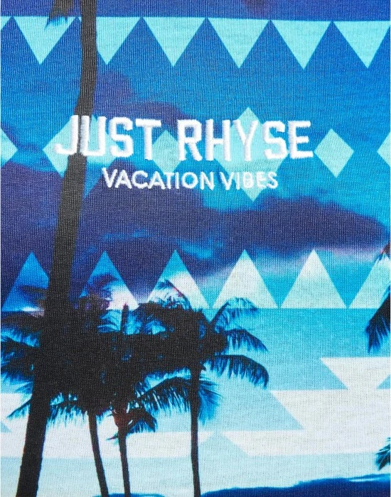 Тениска Just Rhyse Palm Coast T-Shirt blue XXL