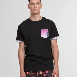 Тениска Just Rhyse Granada T-Shirt black/purple XXL