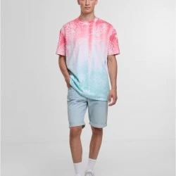 Тениска Just Rhyse WaveBounce T-Shirt mint/red XXL