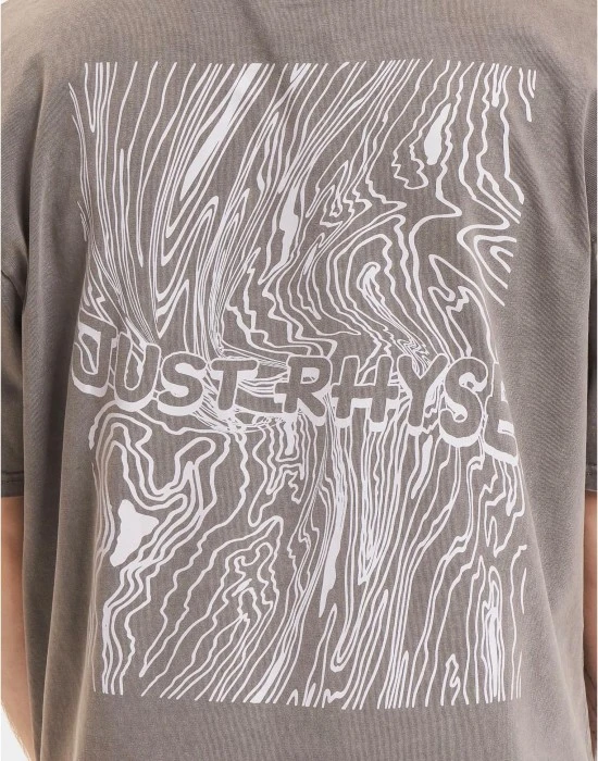 Тениска Just Rhyse Blurred T-Shirts  asphalt XXL
