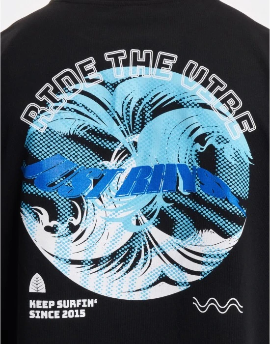 Тениска Just Rhyse RideTheVibe T-Shirts  black XXL