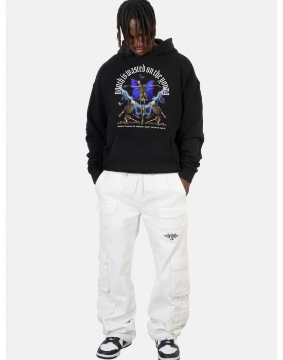 Суичър LY HOODY BUTTERFLY black XXL