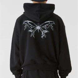 Суичър LY HOODY - BUTTERFLY V.3 black XXL