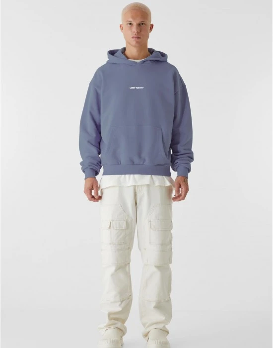 Суичър LY HOODY - CHAOS 2 vintage blue XXL