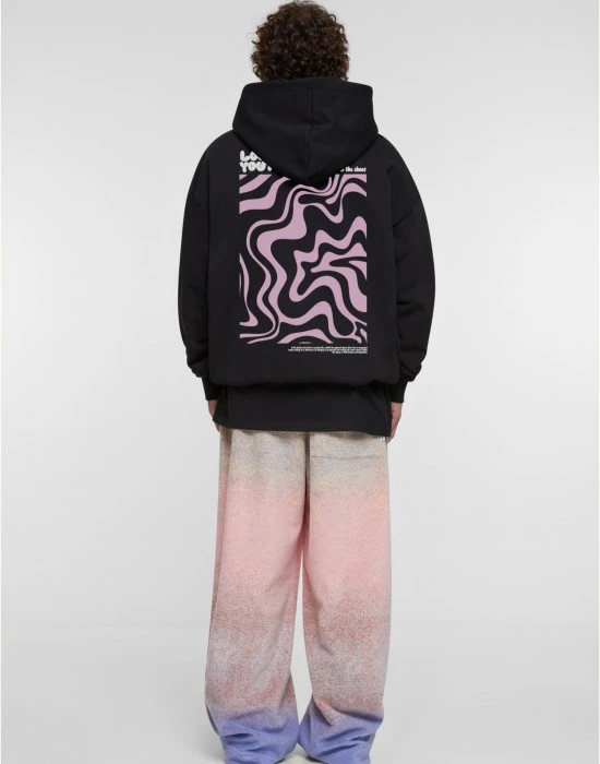 Суичър LY HOODY - BEAUTIFUL CHAOS PINK black XXL
