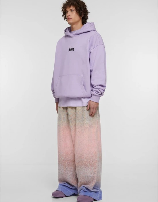 Суичър LY HOODY - BEAUTIFUL CHAOS BLACK/BEIGE lilac XXL