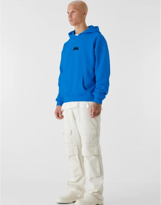 Суичър LY HOODY - BEAUTIFUL CHAOS BLACK/BEIGE cobalt blue XXL