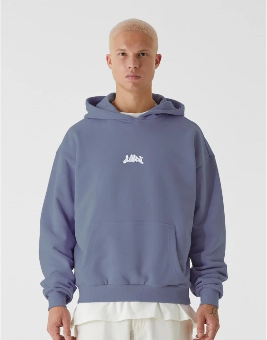 Суичър LY HOODY - BEAUTIFUL CHAOS vintage blue XL