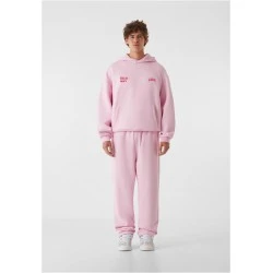 Суичър LOST YOUTH OVERSIZED HOODIE - WILD AT HEART softpink XXL