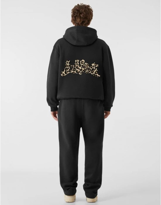 Суичър LOST YOUTH OVERSIZED HOODIE - WILD AT HEART black XXL