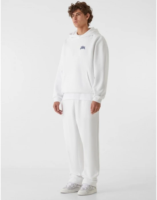Суичър Lost Youth Hoody - Coffee to go white XXL