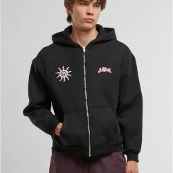 Суичър Lost Youth Oversized Zip Hoodie - With Love black XXL