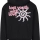 Суичър Lost Youth Oversized Zip Hoodie - With Love black XXL