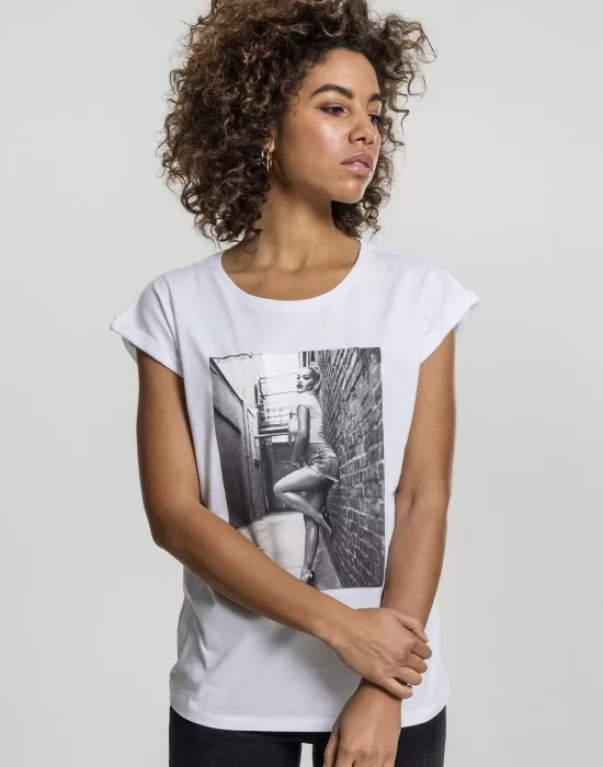 Дамска бяла тениска Merchcode Rita Ora, Тениски - Hoodstyle.bg