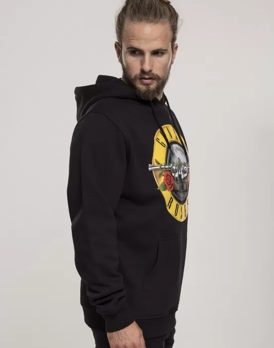 Мъжки суичър Merchcode Guns n' Roses Logo в черен цвят