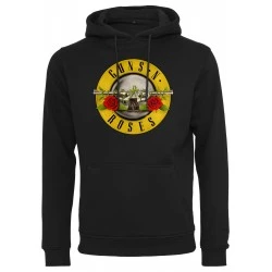 Мъжки суичър Merchcode Guns n' Roses Logo в черен цвят